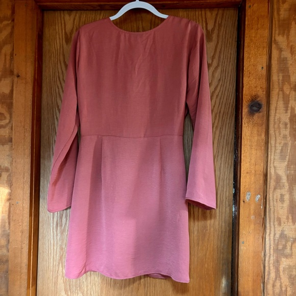 NWT Topshop Tortoise Ring Wrap Dress 10 - Picture 6 of 13